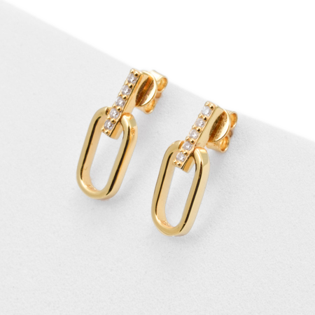 2mm Moissanite Diamond | 18K Gold Plated