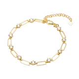 Elara Bracelet - 4mm Moissanite Diamond | 18K Gold Plated