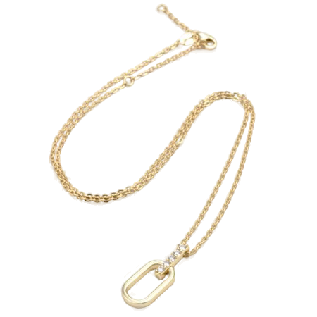 2mm Moissanite Diamond | 18K Gold Plated